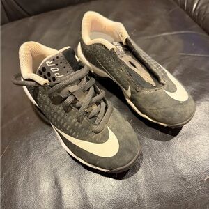 Nike Black and White softball cleats